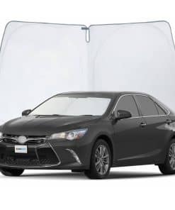 CLIM ART Protector Solar para Parabrisas de -Negro-Plata