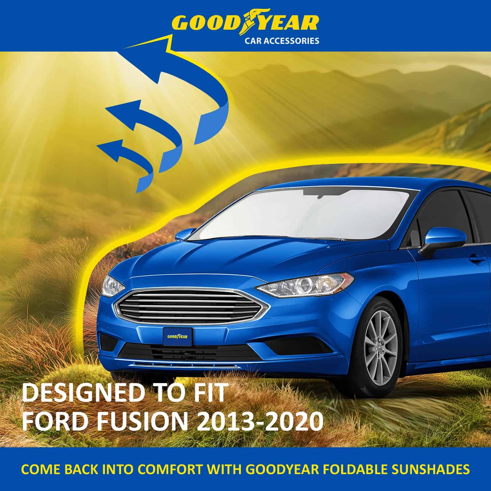 Cubierta Plegable para Parabrisas Goodyear para Ford Fusion - Imagen 6