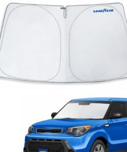 Cubierta de parabrisas plegable Goodyear -Negro-Plata