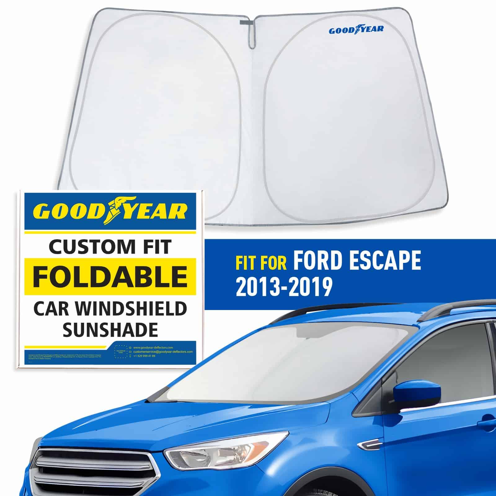 Parabrisas Plegable Goodyear para Ford Escape 2013-2019, - Imagen 3