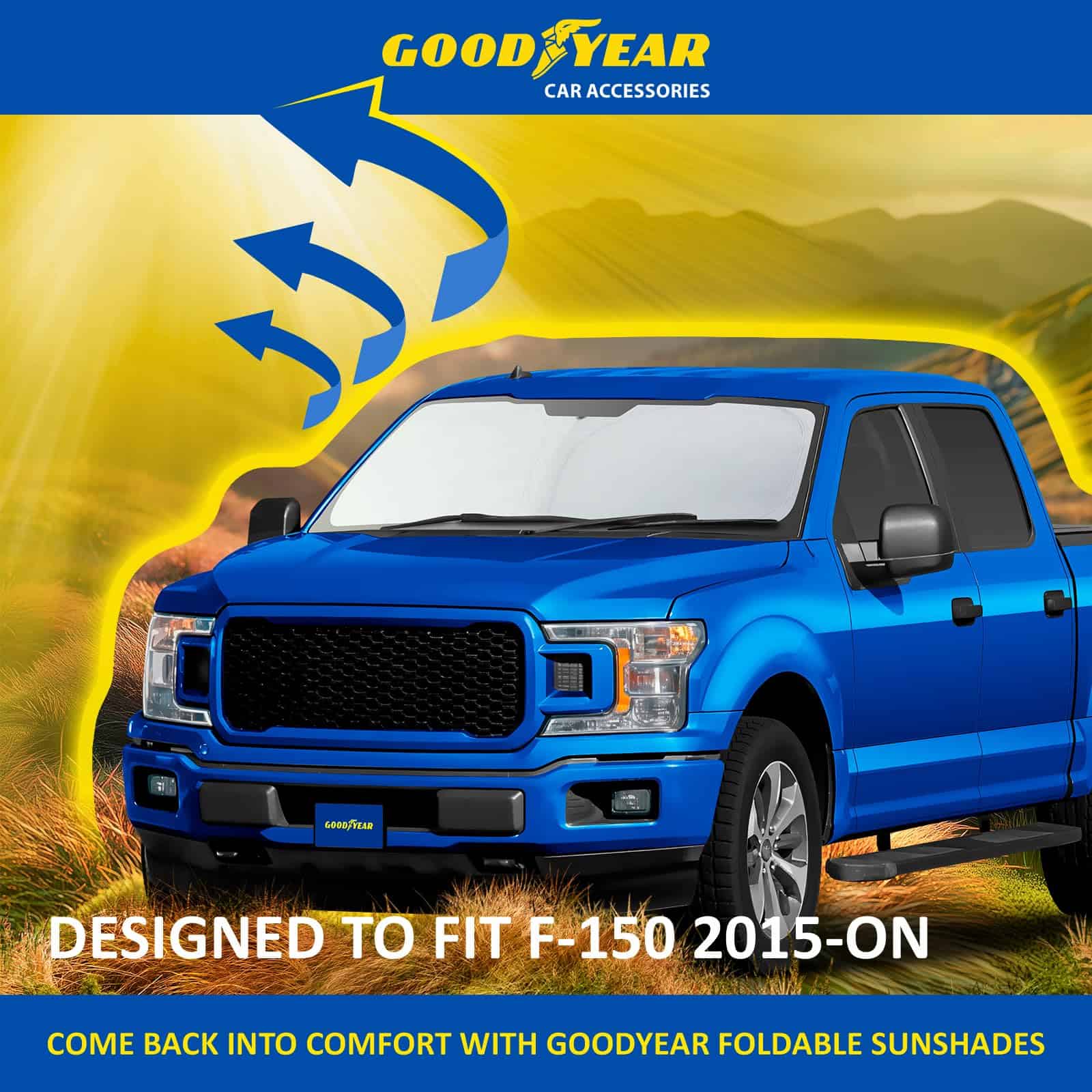 Protector solar plegable para parabrisas -Negro-Plata - Imagen 6