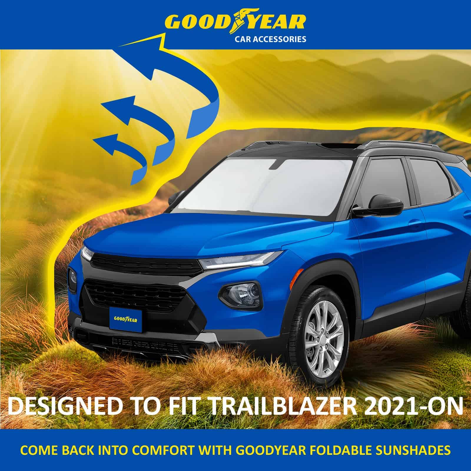 Protector Solar Plegable para Parabrisas -Negro-Plata - Imagen 6