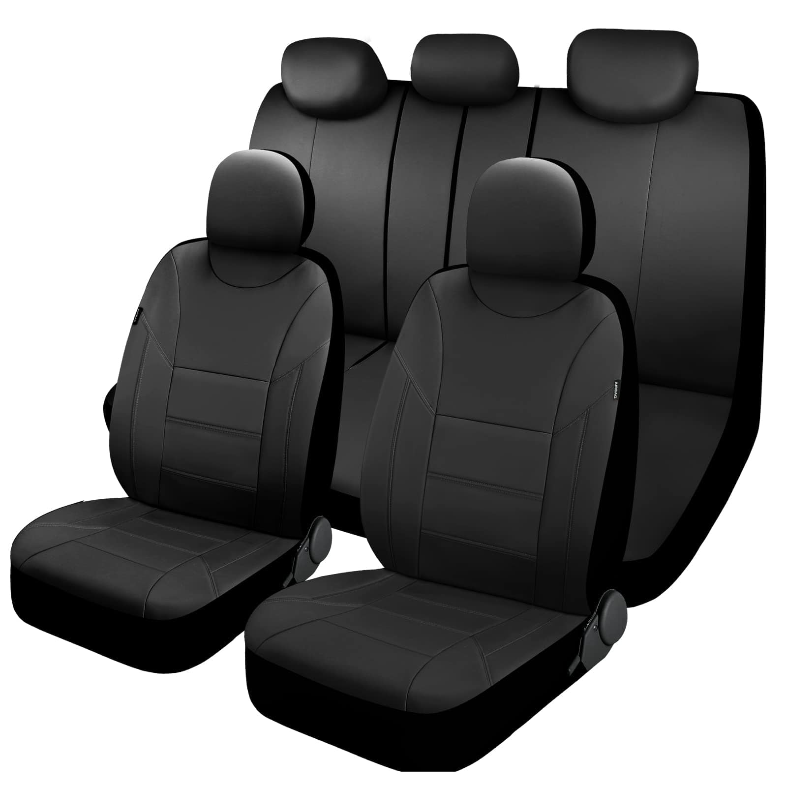 Cubierta de Asiento de Coche de Cuero Sintético Premium