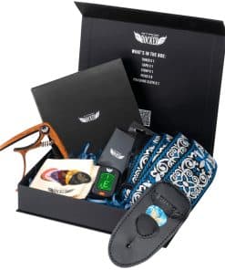 Caja de Regalo de Accesorios para Guitarra -Azul
