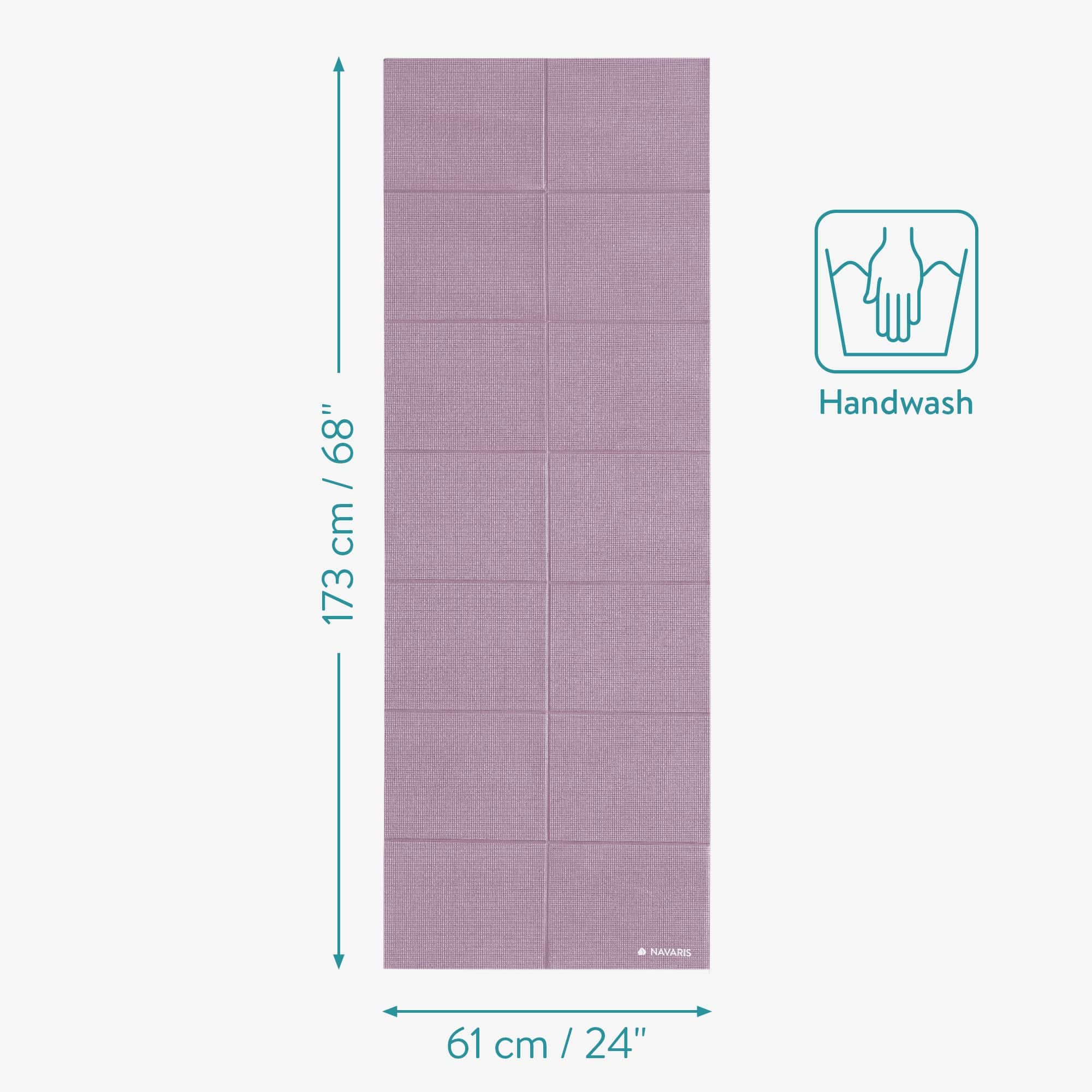 Tapete de Yoga Plegable Navaris para Viaje - 1/8 pulgadas - Imagen 6