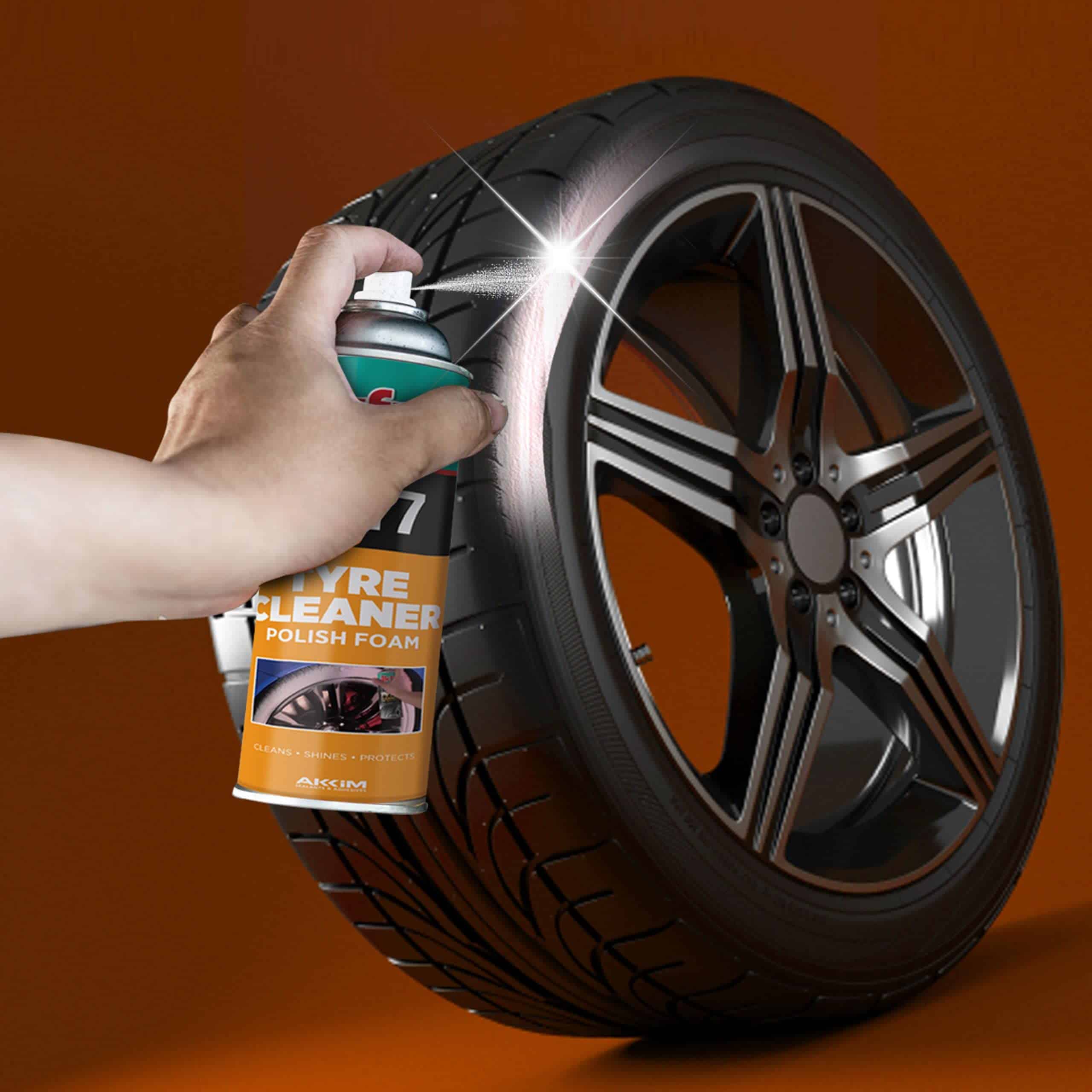 Akfix A117 Limpiador de llantas en aerosol - Limpiador de - Imagen 3