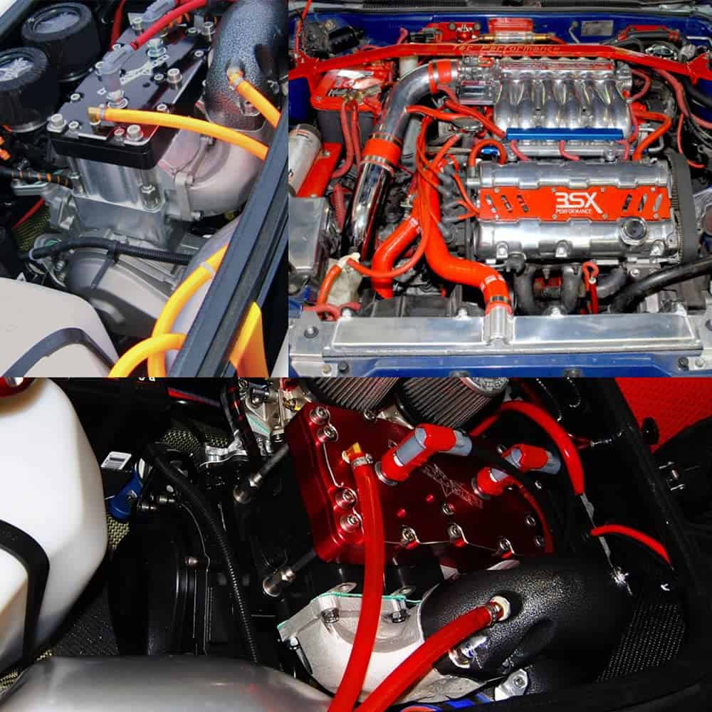 Kit de Manguera de Vacío de Silicona de Alta -Azul - Imagen 4