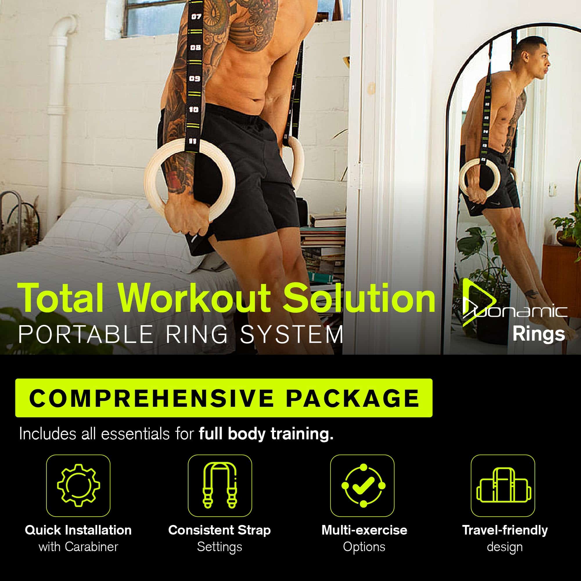 Paquete de Viaje Ultimate Pullup Eleviia: Kit de 9 Piezas - Imagen 4