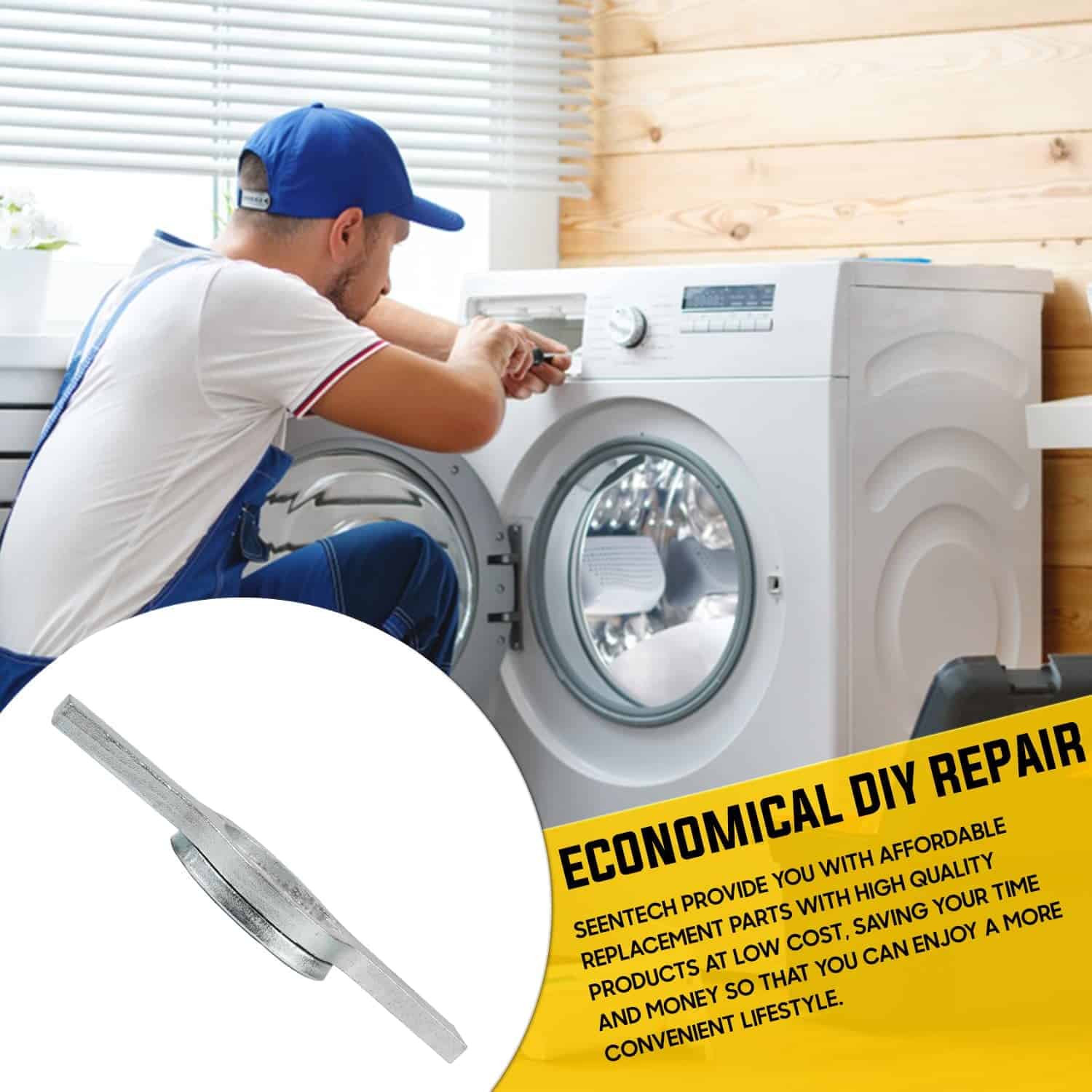 Llave de Pasador Seentech TB123A Compatible con Lavadora - Imagen 7