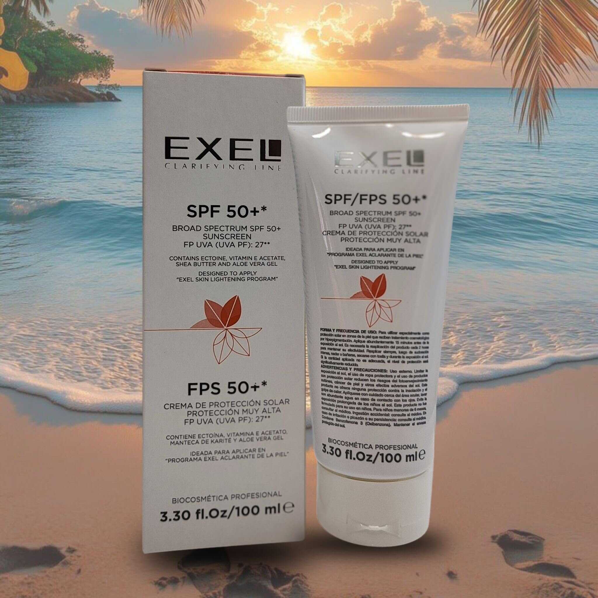 Protector Solar Exel SPF50+