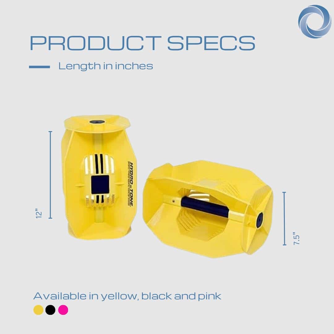 Par de mancuernas de ejercicio para piscina Hydro Tone - - Imagen 8