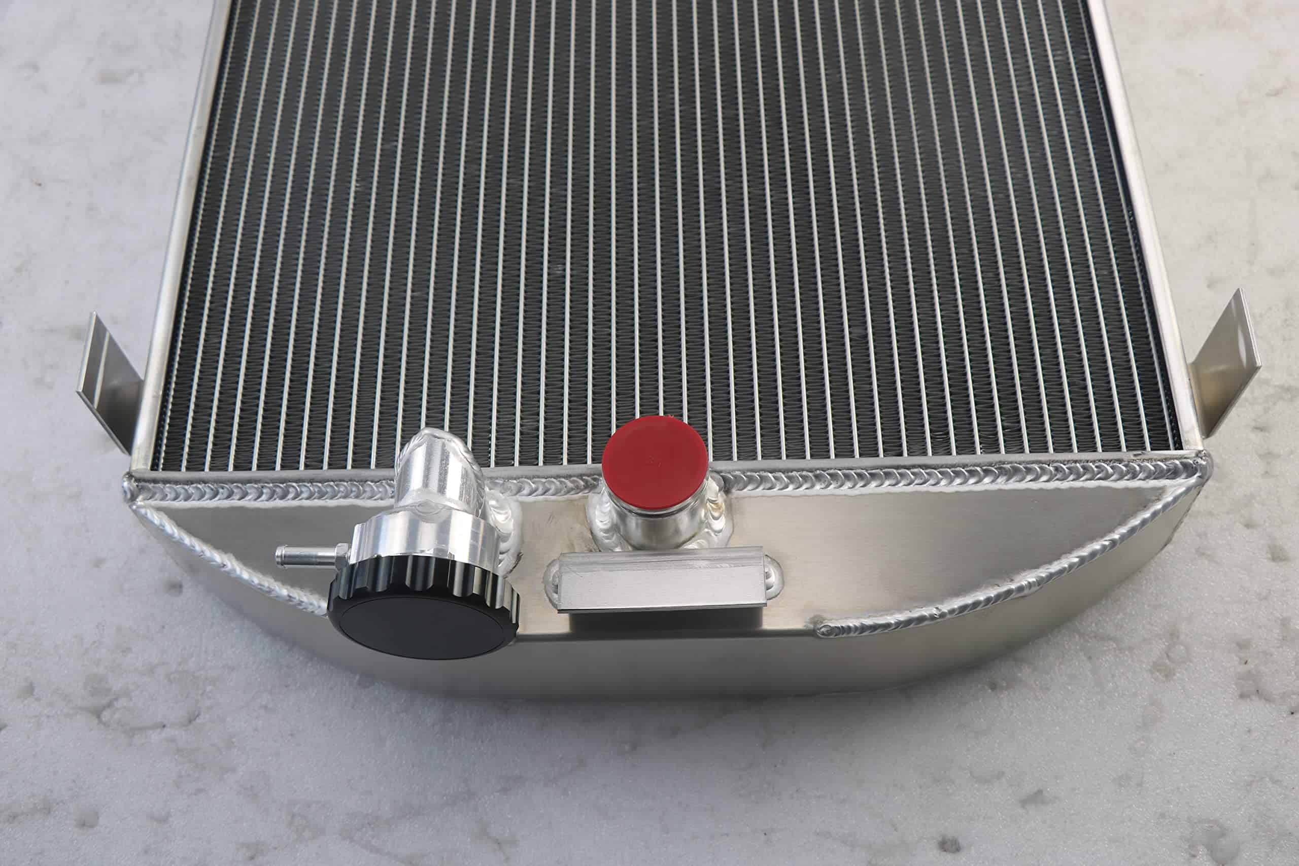 Radiador de aluminio de 4 hileras COOLINGBEST para Ford Hot - Imagen 4