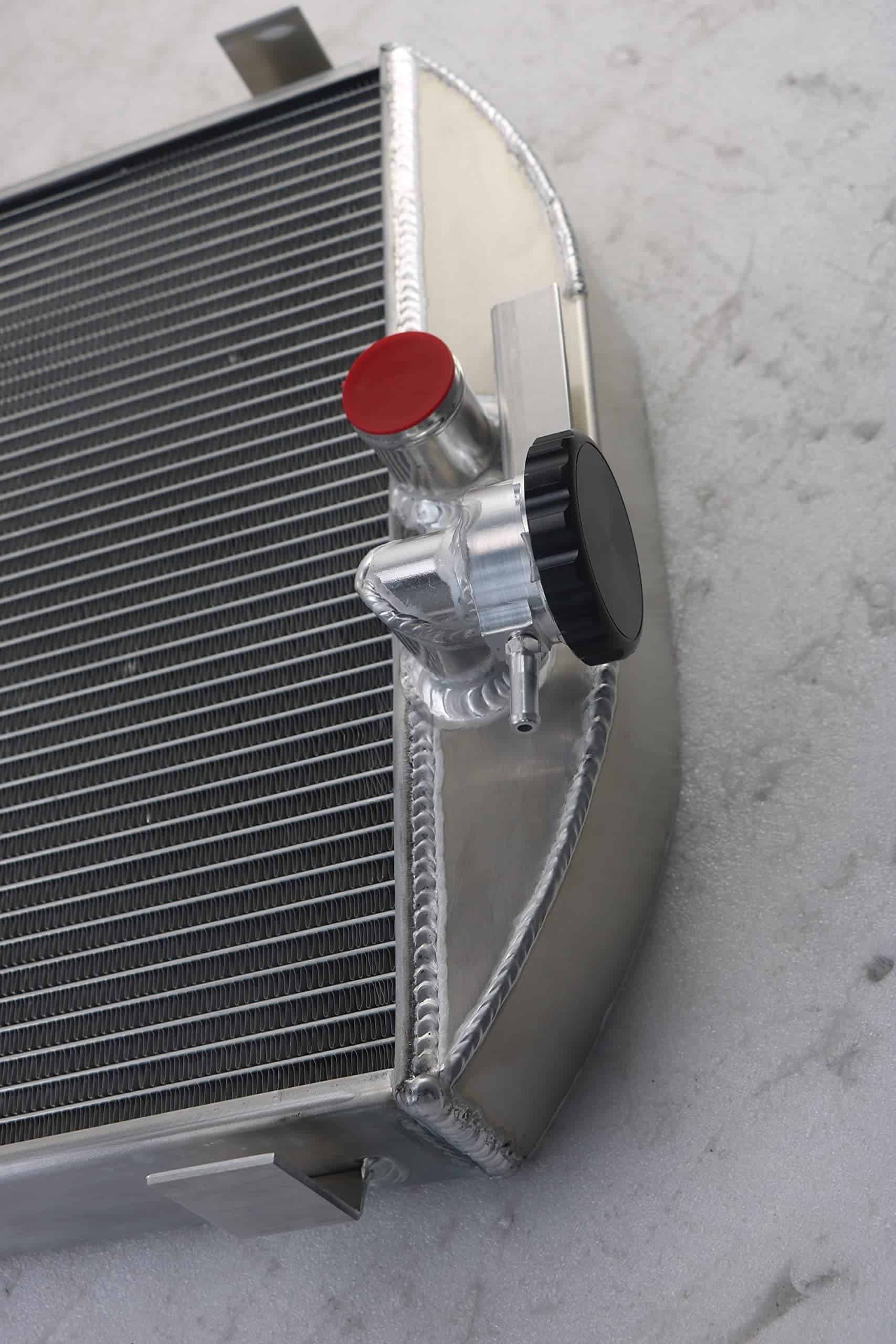 Radiador de aluminio de 4 hileras COOLINGBEST para Ford Hot - Imagen 9