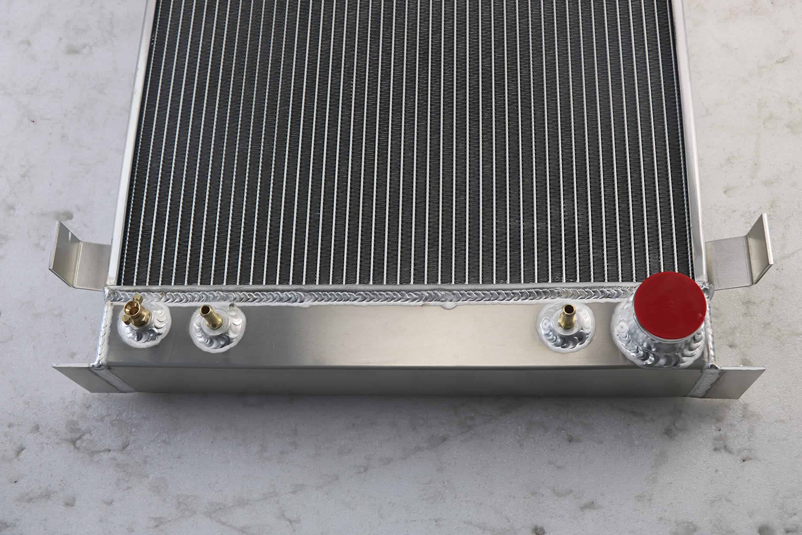 Radiador de aluminio de 4 hileras COOLINGBEST para Ford Hot - Imagen 5