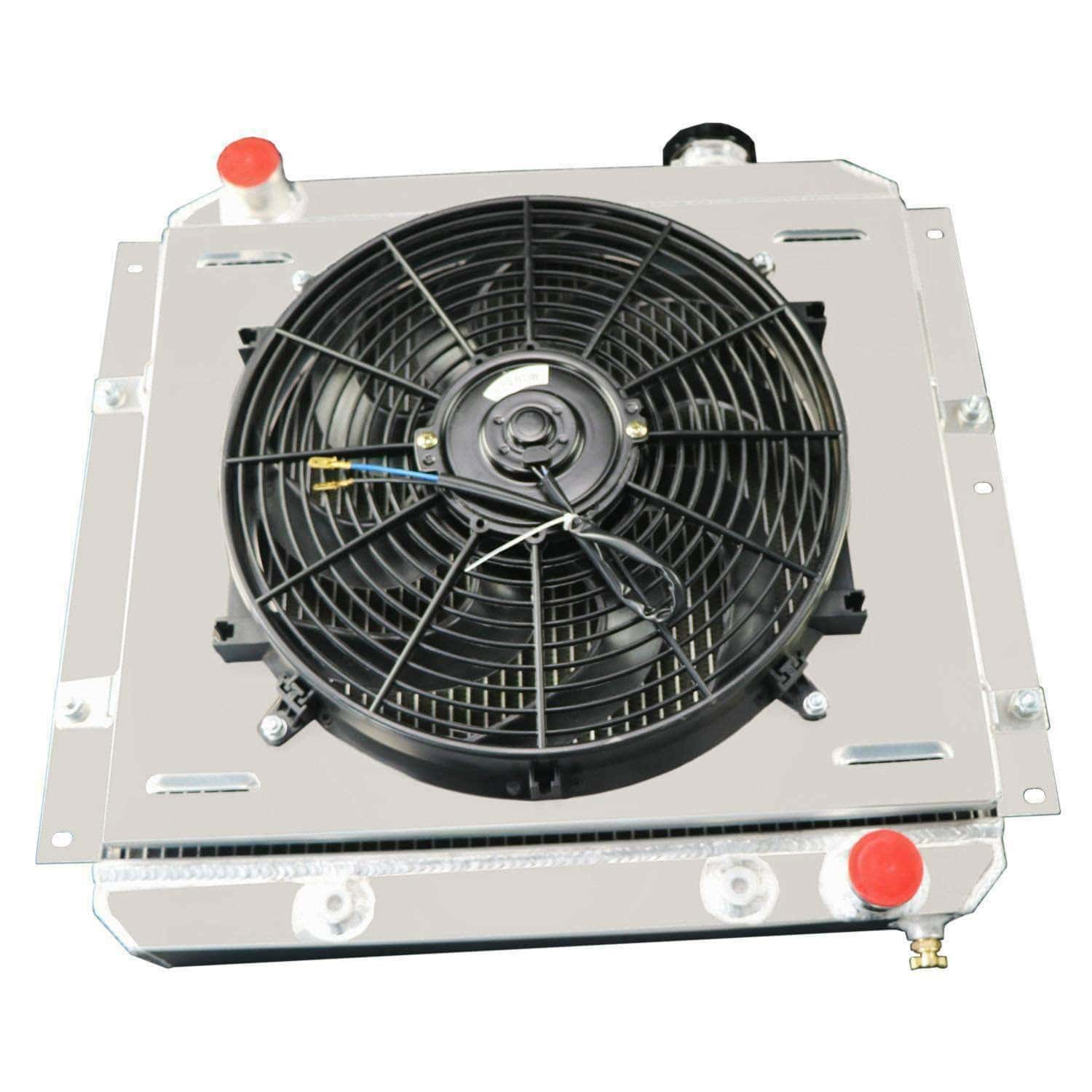 Radiador de aluminio de 4 filas para Toyota Land Cruiser - Imagen 8