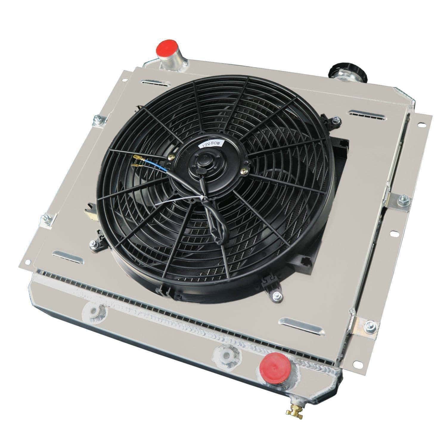 Radiador de aluminio de 4 filas para Toyota Land Cruiser - Imagen 6