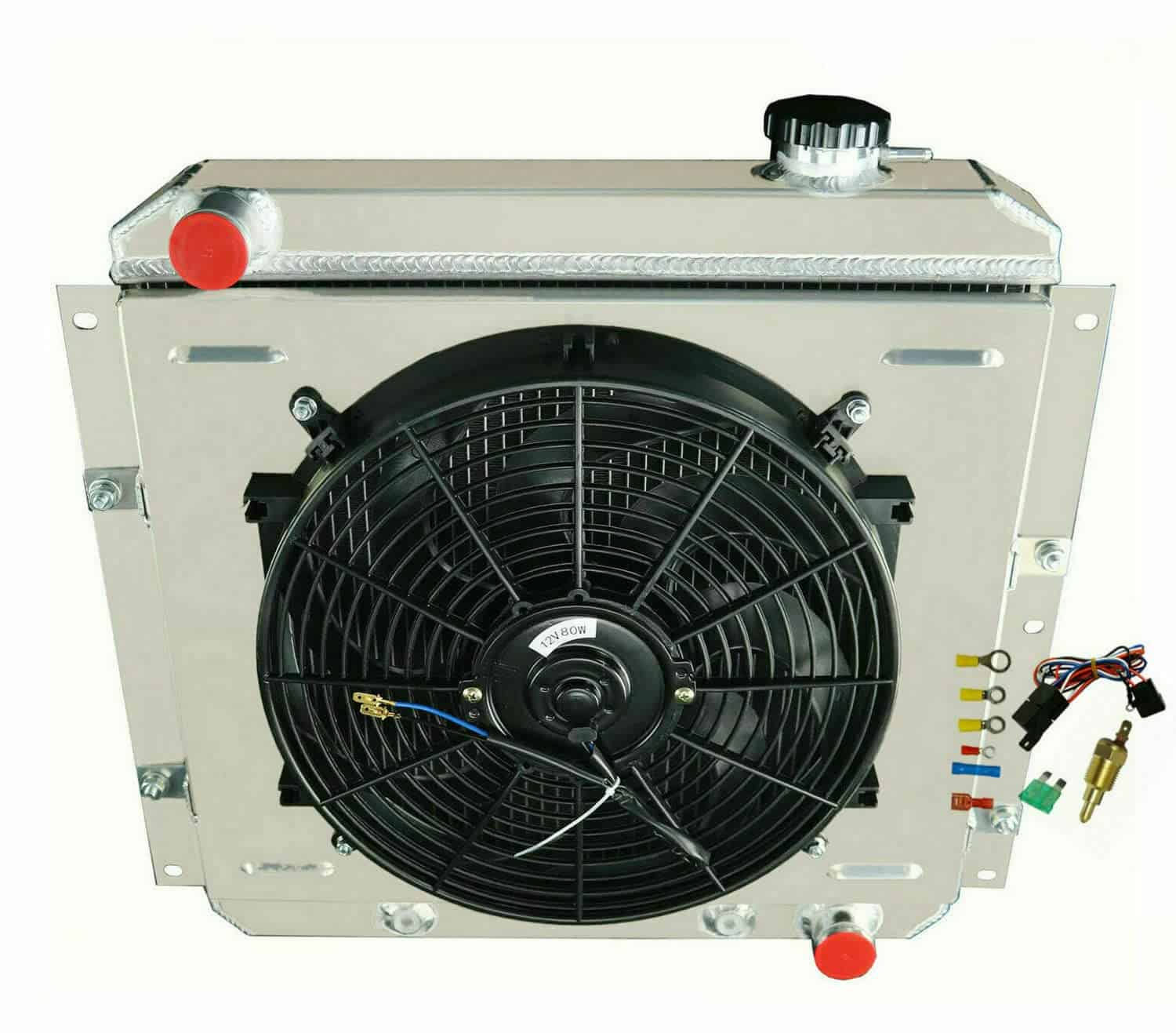 Radiador de aluminio de 4 filas para Toyota Land Cruiser - Imagen 5