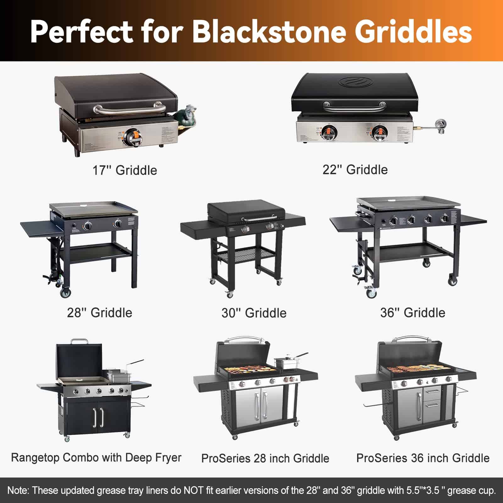 50-Pack liners desechables para bandeja de grasa para - Imagen 4