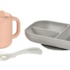 Set de plato de succión de silicona BEABA Sips and Bites de