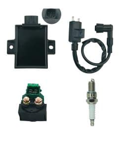 Bobina de Encendido con Caja CDI y Relé de Solenoide de