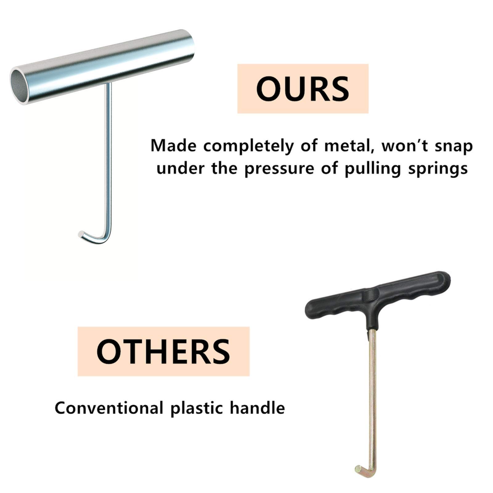 16 Resortes de Trampolín de 7 Pulgadas, de Acero - Imagen 6