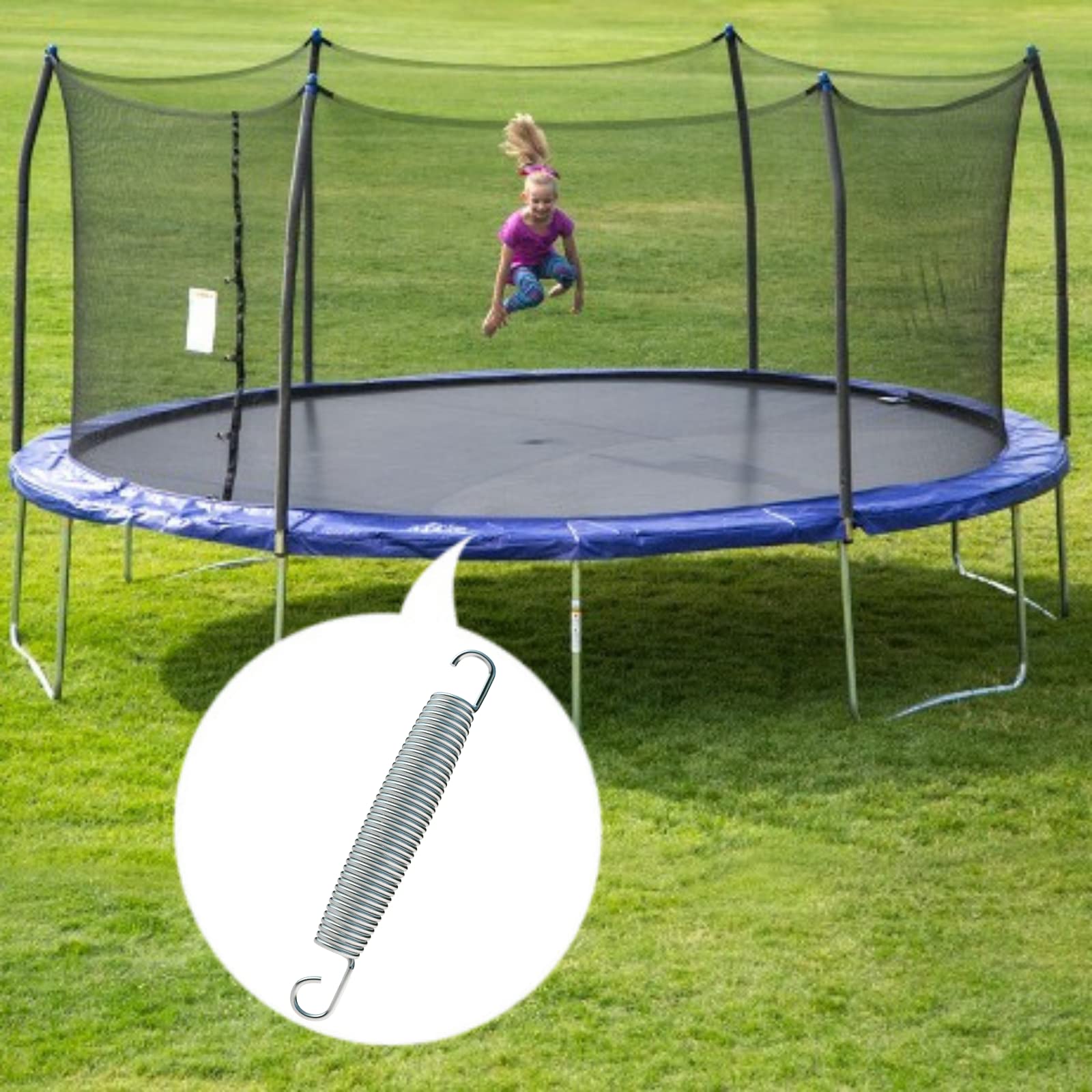 16 Resortes de Trampolín de 7 Pulgadas, de Acero - Imagen 8