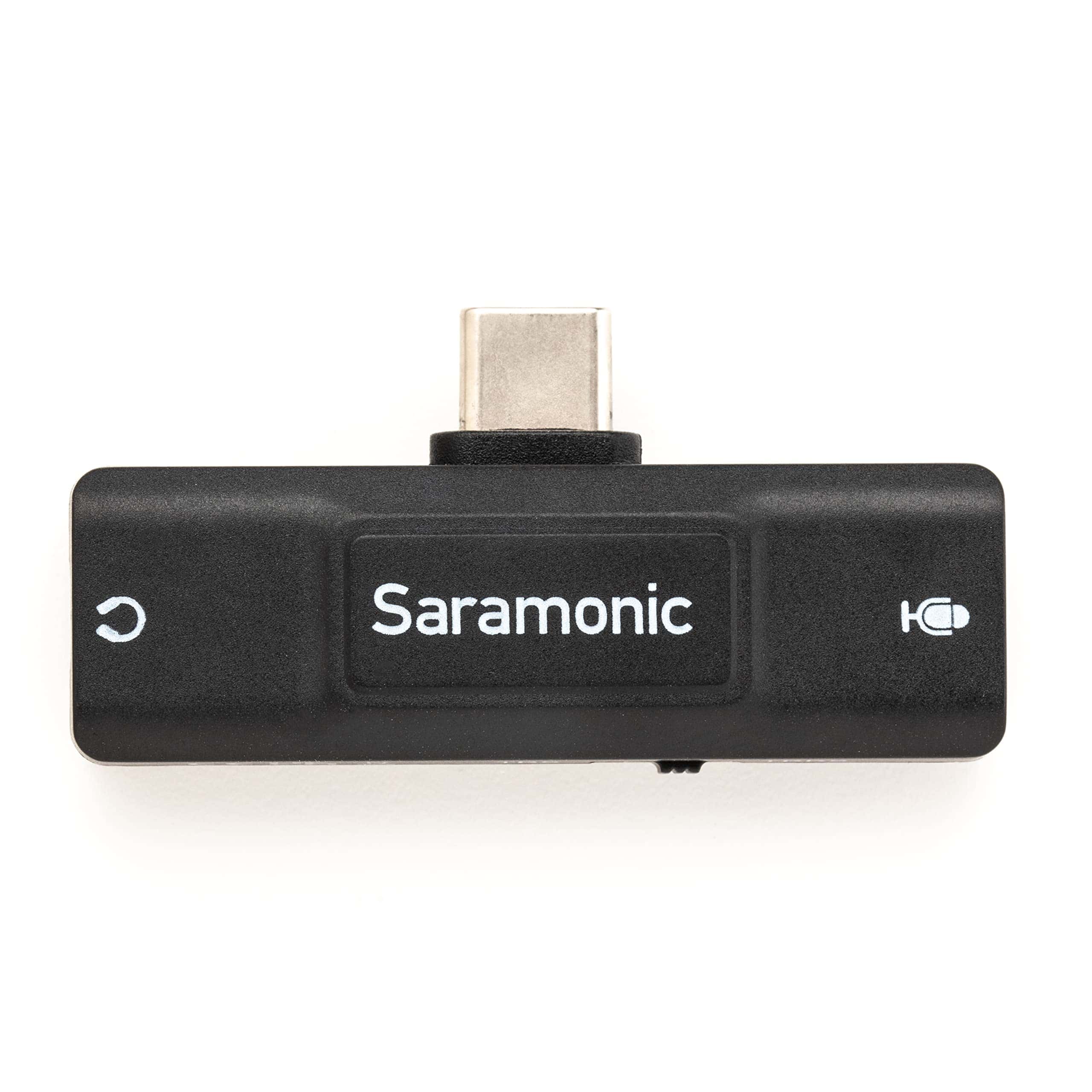 Interfaz de Audio USB-C Saramonic con Entrada de Micrófono