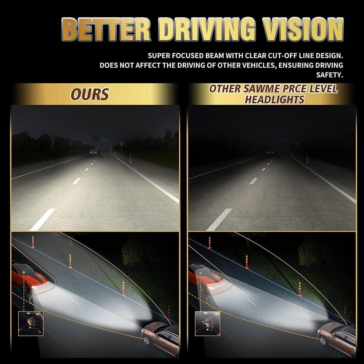 Conjunto de Faros Delanteros para Toyota Camry 2015 2016 - Imagen 8