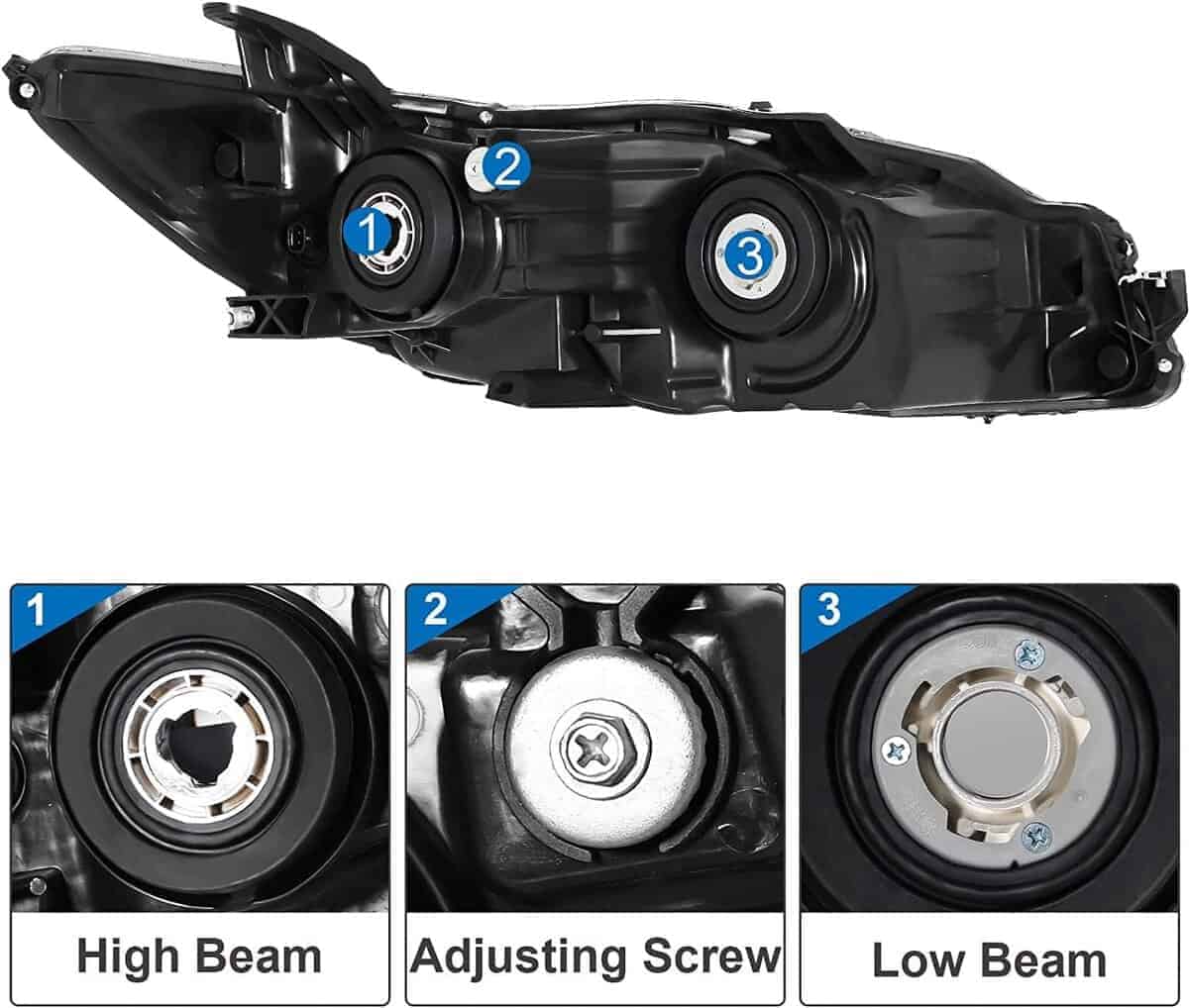 Conjunto de Faros Delanteros para Toyota Camry 2015 2016 - Imagen 5