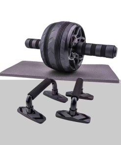 Set de rodillos grande 4 en 1, equipado con flexiones,
