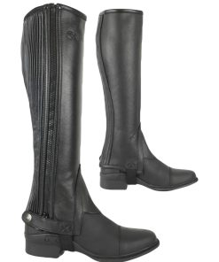 AK Protector de Pierna de Cuero de Grano Completo con