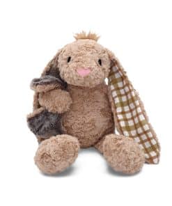 PLUSHIBLE BRIDGING MILES WITH SMILES Benny Bunny Blankie