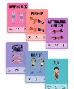 Sweat Deck Edición para Niños Tarjetas de Ejercicios