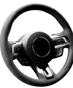 Cubierta de volante para automóvil Alfanxi cosida a mano en