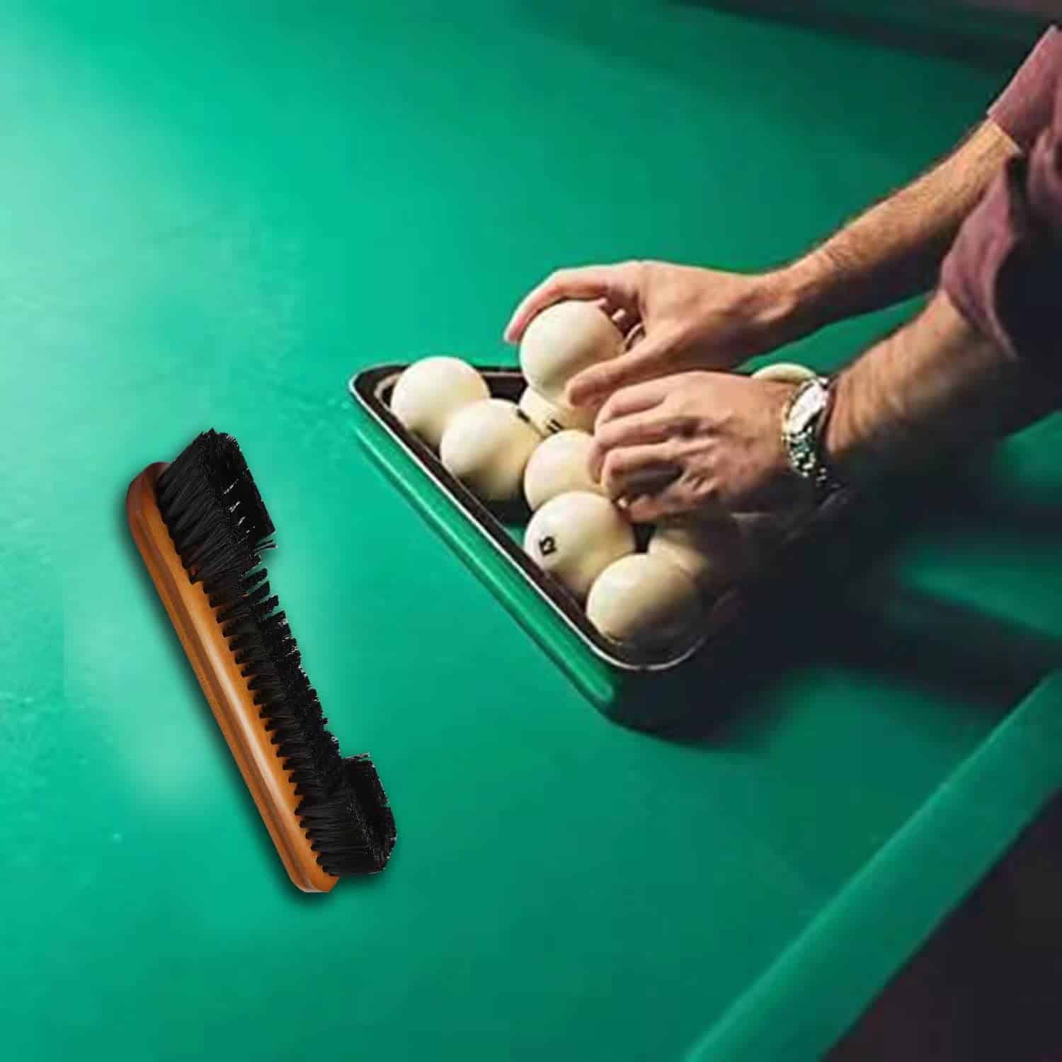 Cepillo de Mesa de Billar de Palo de Madera BALIKEN - - Imagen 6