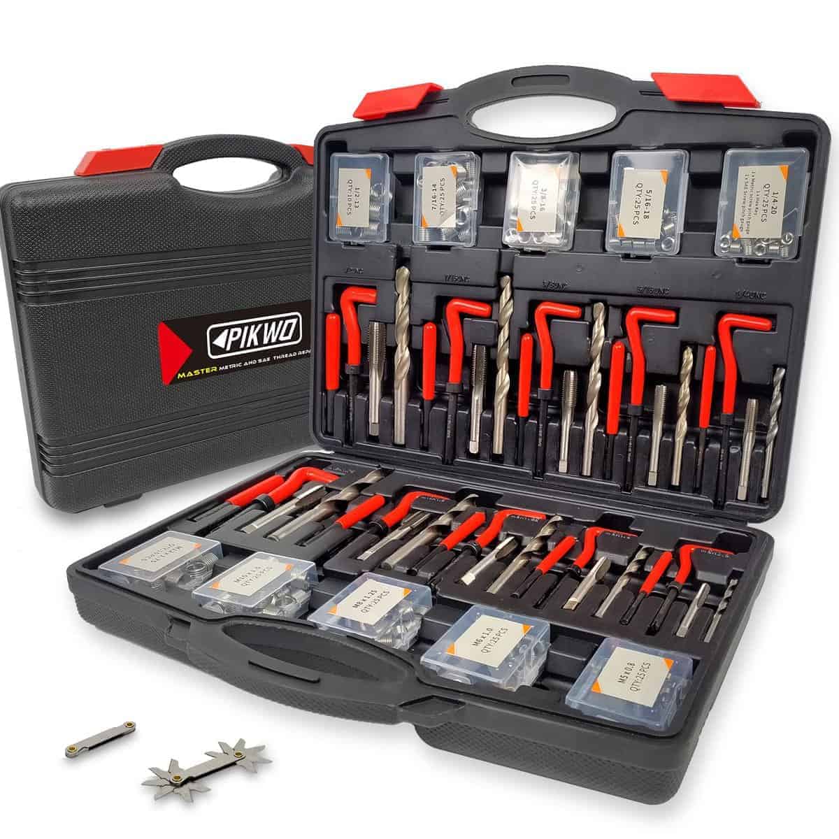 Kit de Reparación de Roscas Pikwo 338Pc, Kit de Reparación