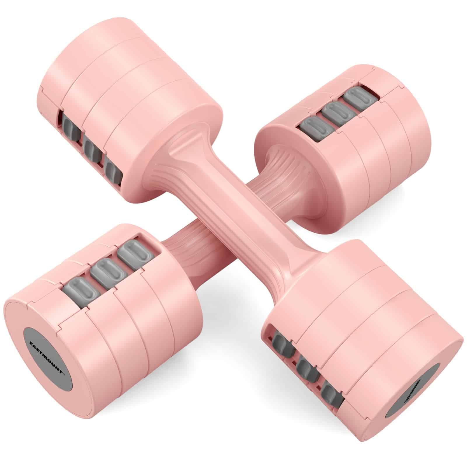 EAST MOUNT Pesas Ajustables 5 lb - Juego de 2 Pesas de 10
