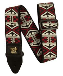 Correa Ernie Ball Jacquard Rojo Primal