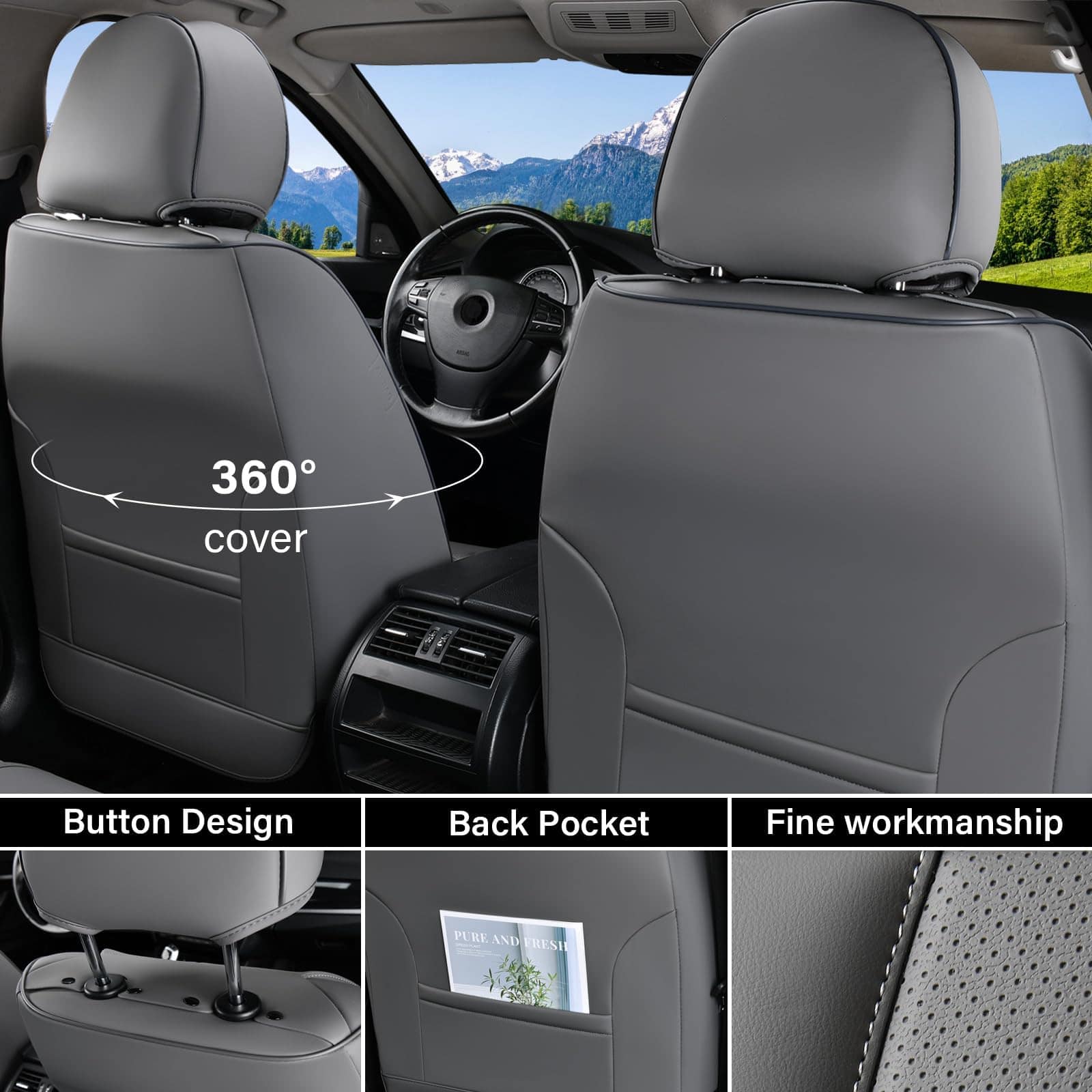 Cubierta Protectora para Asientos de Carro, Juego Completo - Imagen 5