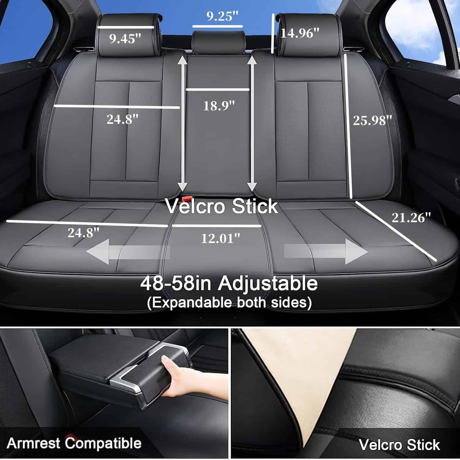 Cubierta Protectora para Asientos de Carro, Juego Completo - Imagen 4