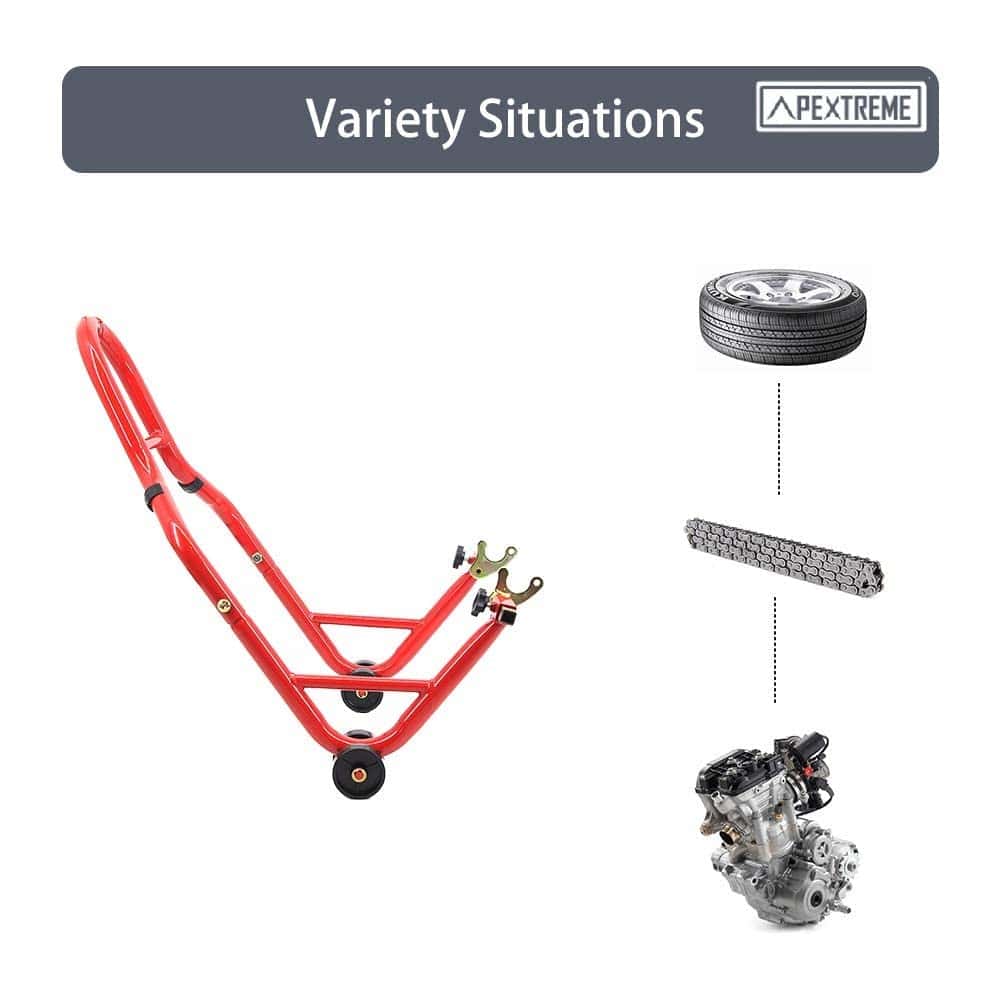 Soporte de Motocicleta Apextreme 850LB Sport Bike Rear - Imagen 7