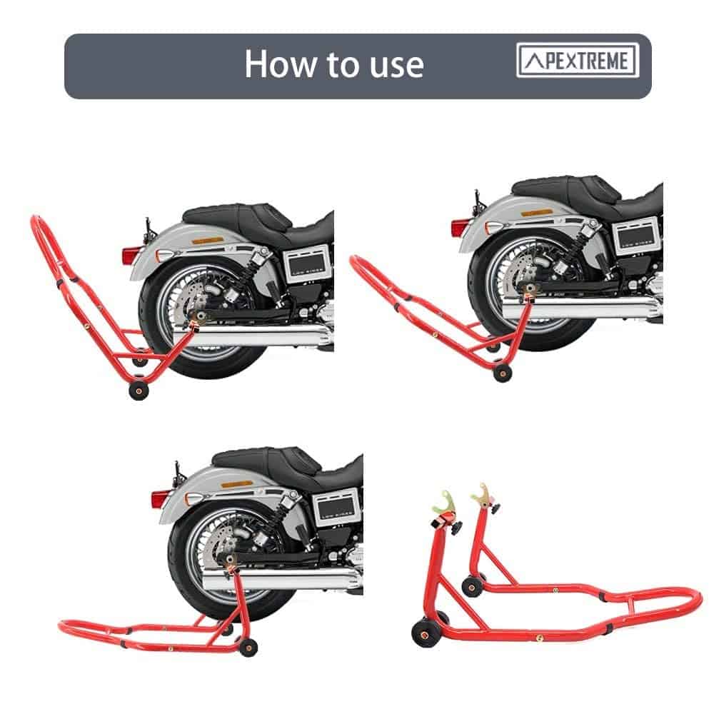 Soporte de Motocicleta Apextreme 850LB Sport Bike Rear - Imagen 6