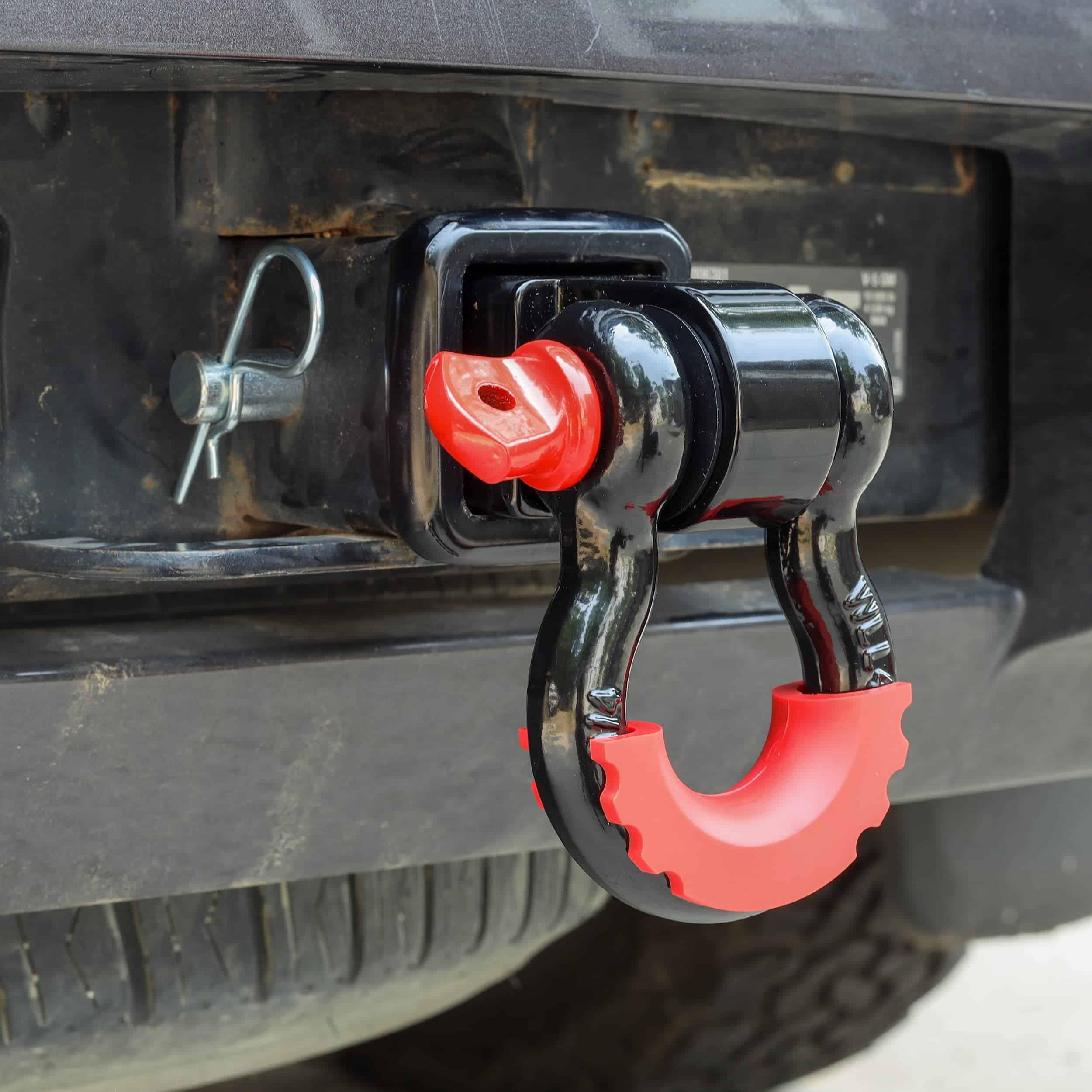 ABN Hitch Shackle 2 Inch Receiver D Ring for Towing - - Imagen 5