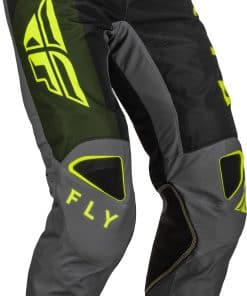 Pantalones Fly Racing 2023 Adult Kinetic Jet (Negro/Verde