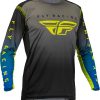 Jersey Fly Racing 2023 Adult Lite (Gris/Azul/Amarillo,