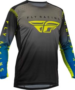 Jersey Fly Racing 2023 Adult Lite (Gris/Azul/Amarillo,