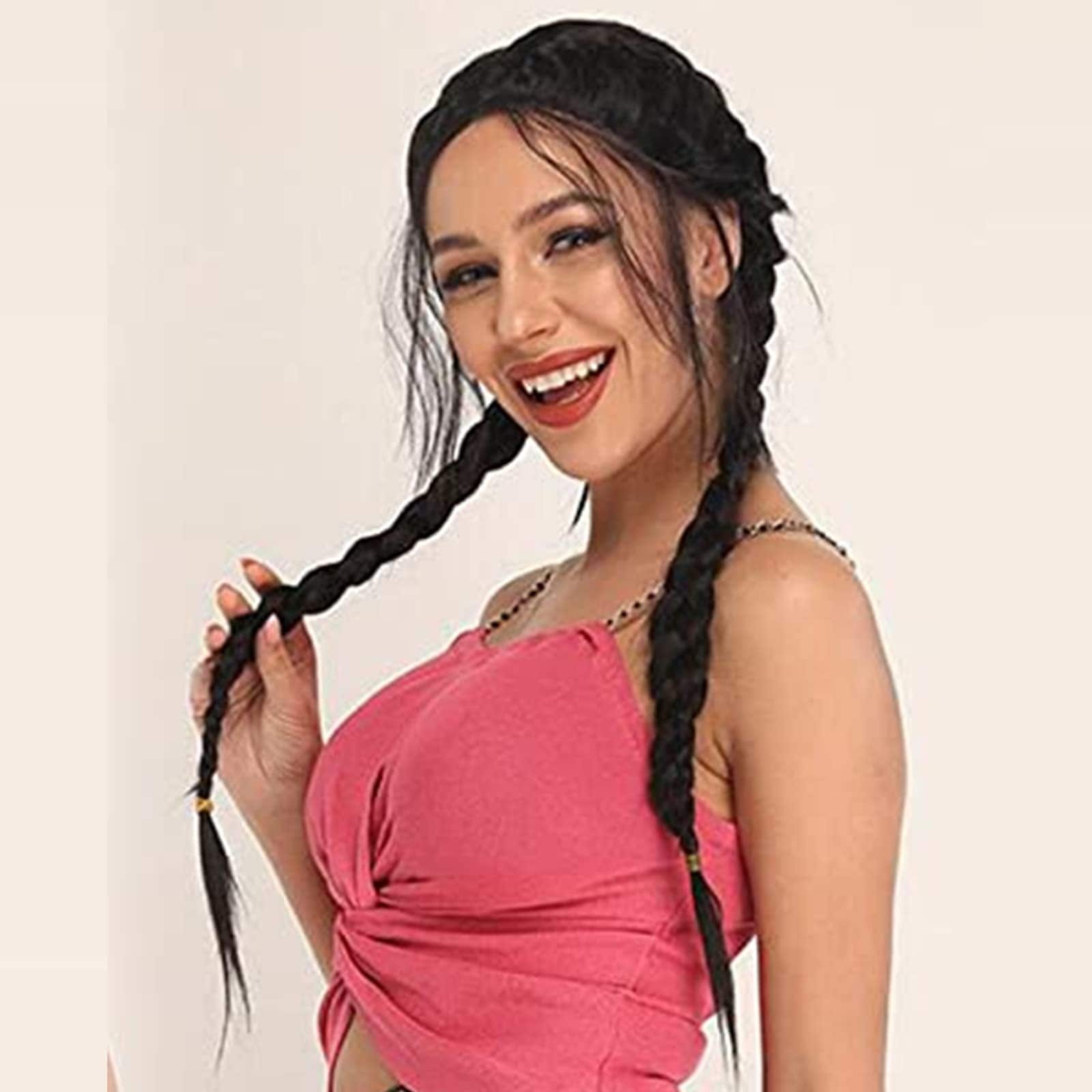 Pelucas Trenzadas Negras AFBeauty Pelucas Largas Trenzadas - Imagen 3