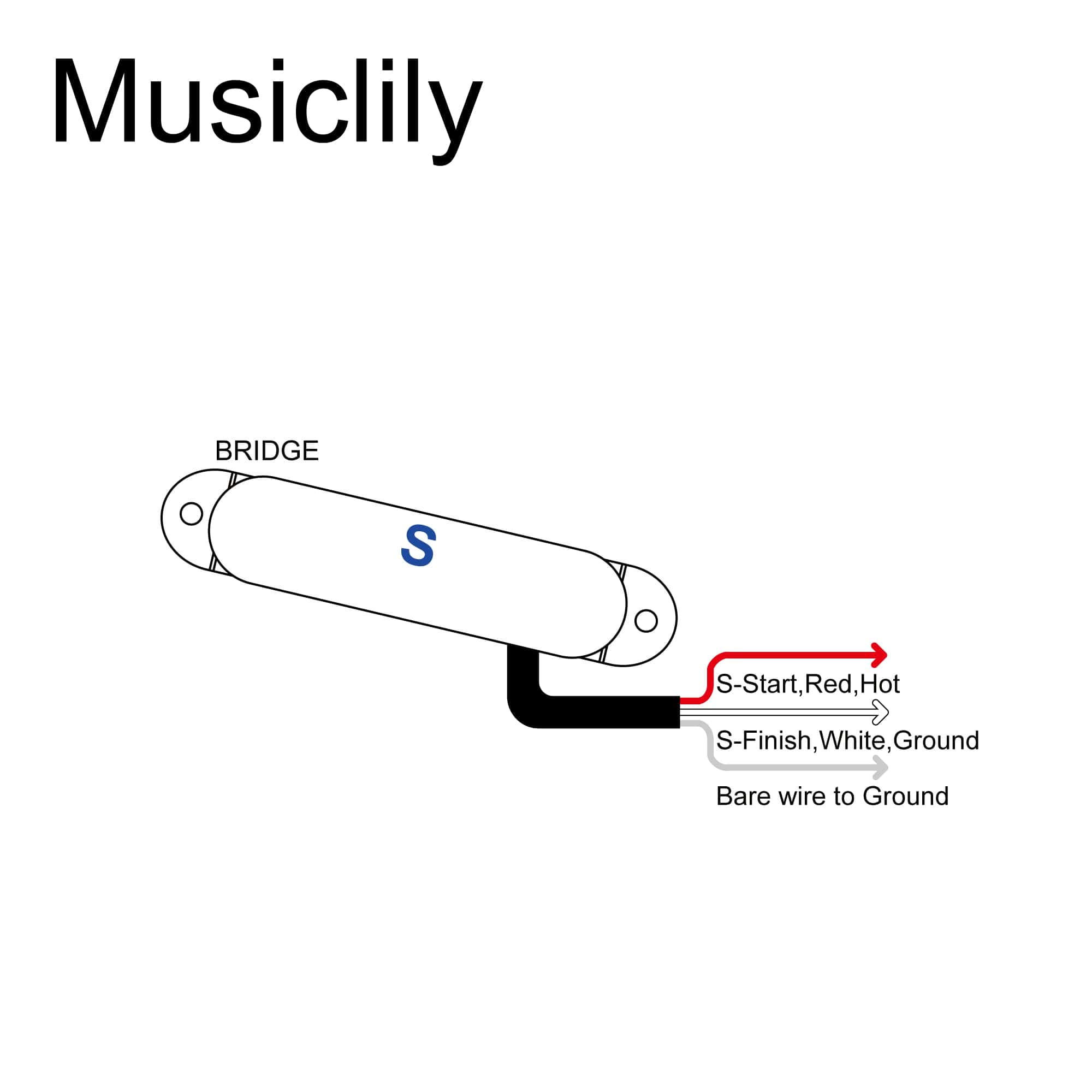 Artec LSA70 Alnico 5 Lipstick Single Coil Bridge Pickup - Imagen 4