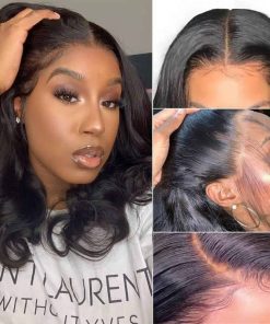 Pelucas de Encaje Frontal 4x4 Cabello Humano Pre Desplumado