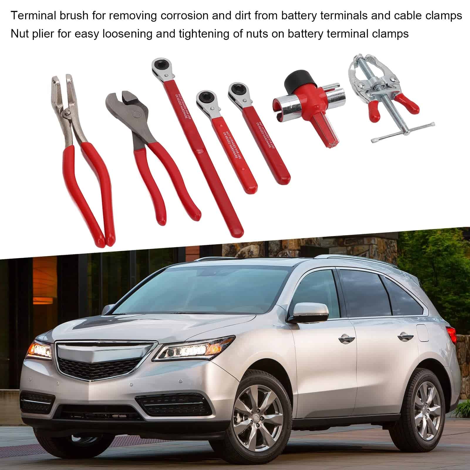 Juego de Herramientas de Servicio de Batería, 7 Piezas de - Imagen 4